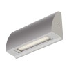 LED lampada da parete Segin lampada per scale per interni ed esterni, sottile, Aufbau, silber-grigio, bianca calda, 190lm