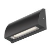 LED lampada da parete Segin lampada per scale per interni ed esterni, sottile, Aufbau, nero, bianca calda, 190lm