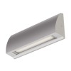 LED lampada da parete Segin lampada per scale per interni ed esterni, sottile, Aufbau, silber-grigio, bianca calda, 400lm