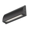 LED lampada da parete Segin lampada per scale per interni ed esterni, sottile, Aufbau, nero, bianca calda, 400lm